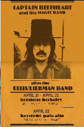 Captain Beefheart, April 1978